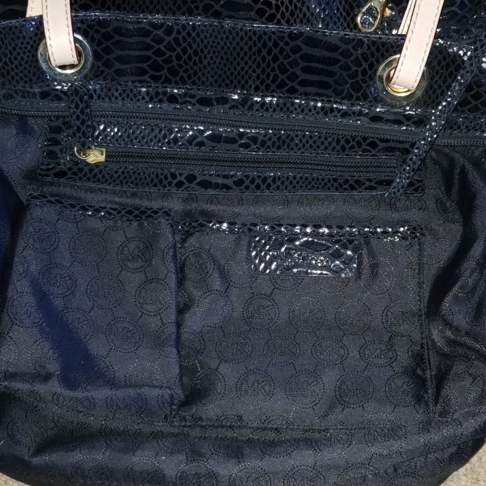 Michael Kors Python Leather Tote - Picture 6 of 8